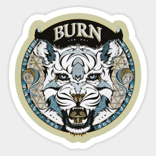 Burn Sticker